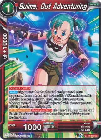 Bulma, Out Adventuring (BT10-012) [Rise of the Unison Warrior 2nd Edition] | Mindsight Gaming