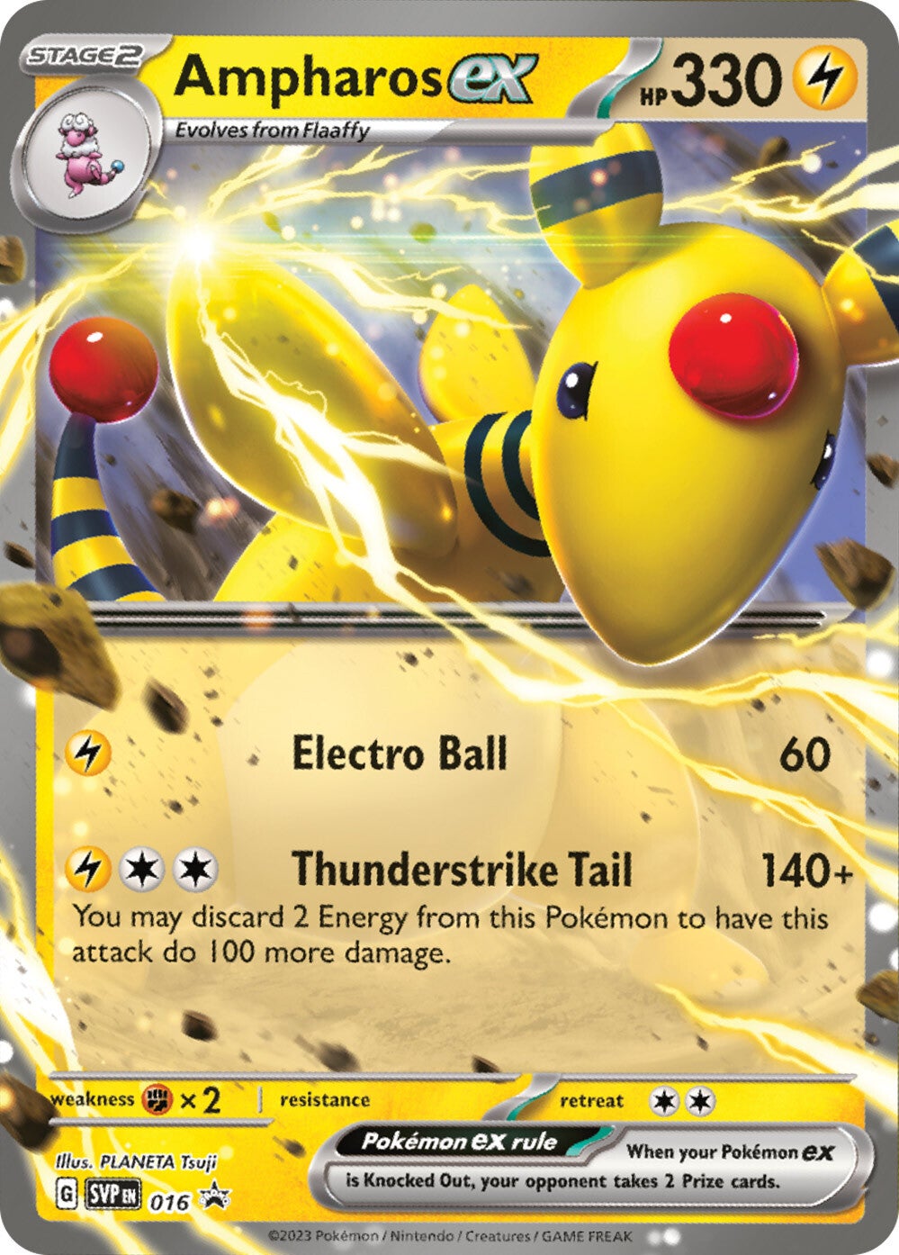 Ampharos ex (016) [Scarlet & Violet: Black Star Promos] | Mindsight Gaming