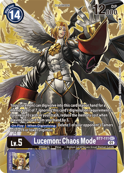 Lucemon: Chaos Mode [BT7-111] (Alternate Art) [Next Adventure] | Mindsight Gaming