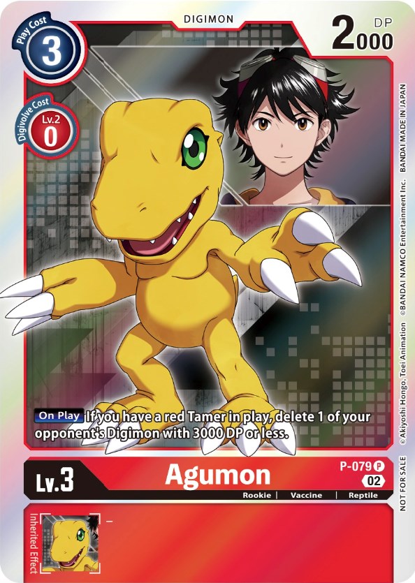 Agumon [P-079] (Digimon Survive Anime Expo 2022) [Promotional Cards] | Mindsight Gaming