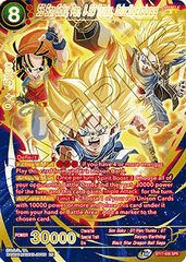 SS Son Goku, Pan, & SS Trunks, Galactic Explorers (SPR) (BT17-009) [Ultimate Squad] | Mindsight Gaming