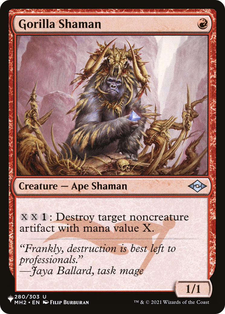 Gorilla Shaman [The List Reprints] | Mindsight Gaming