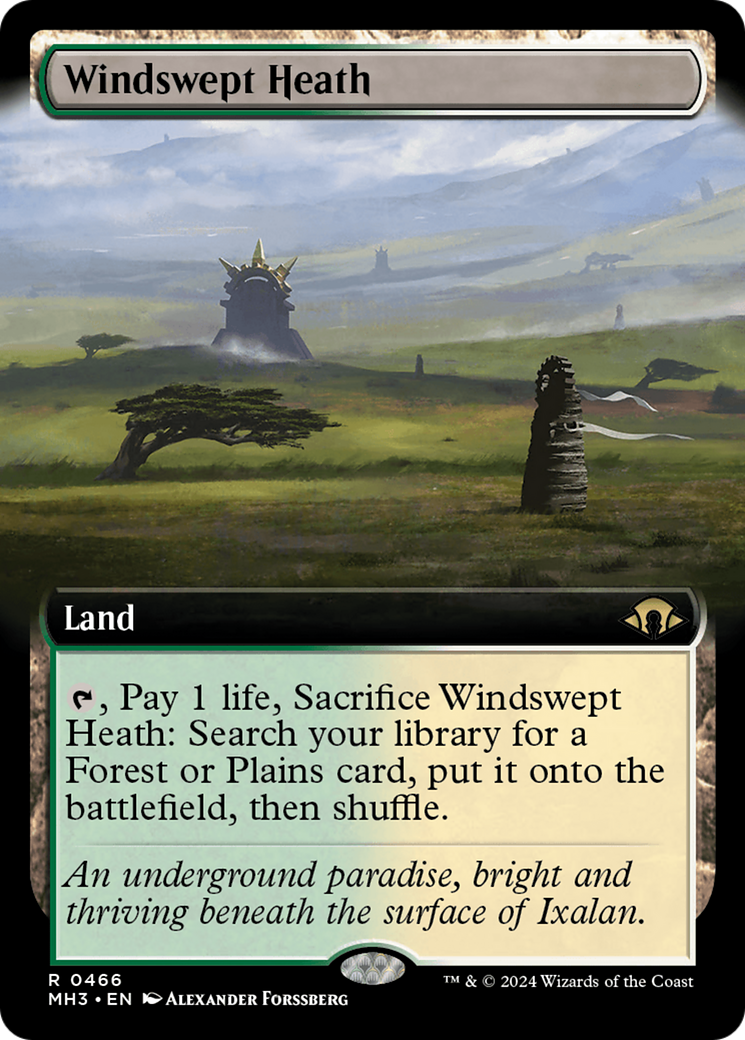 Windswept Heath (Extended Art) [Modern Horizons 3] | Mindsight Gaming