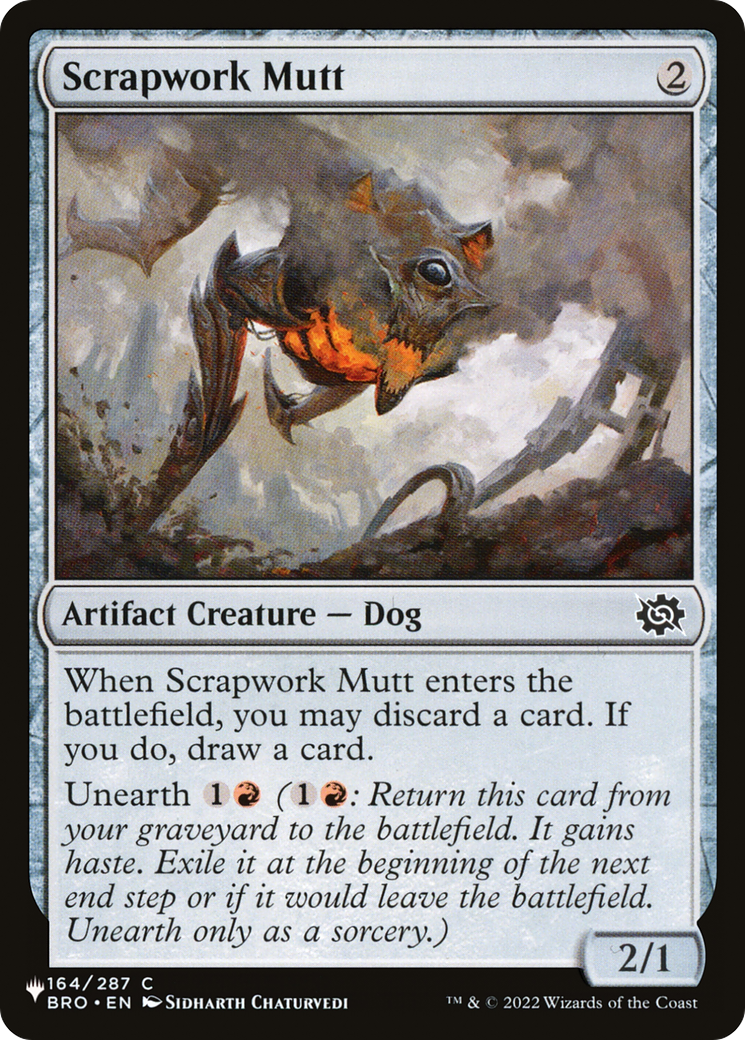 Scrapwork Mutt [The List Reprints] | Mindsight Gaming