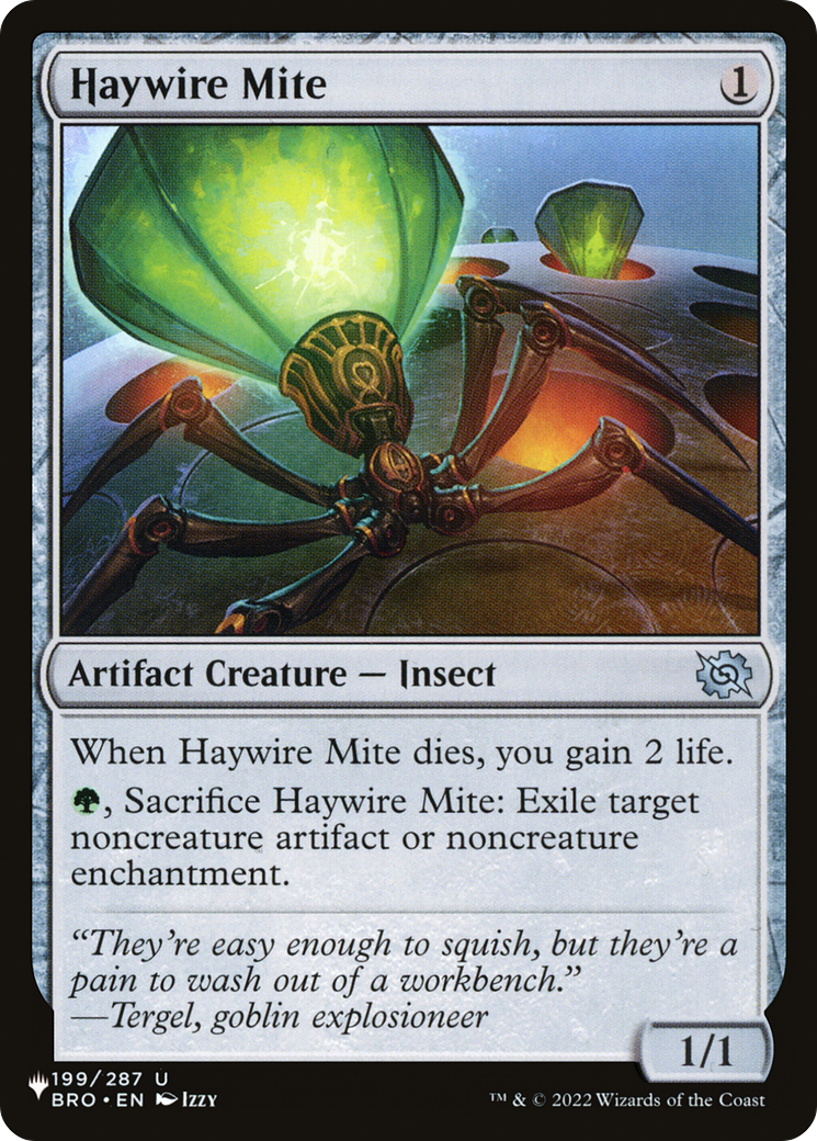 Haywire Mite [The List Reprints] | Mindsight Gaming