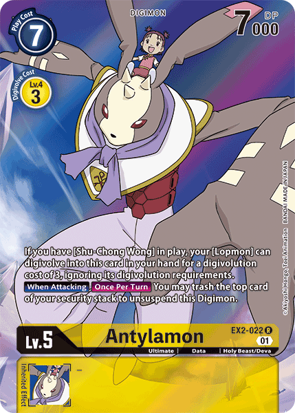 Antylamon [EX2-022] (Alternate Art) [Digital Hazard] | Mindsight Gaming