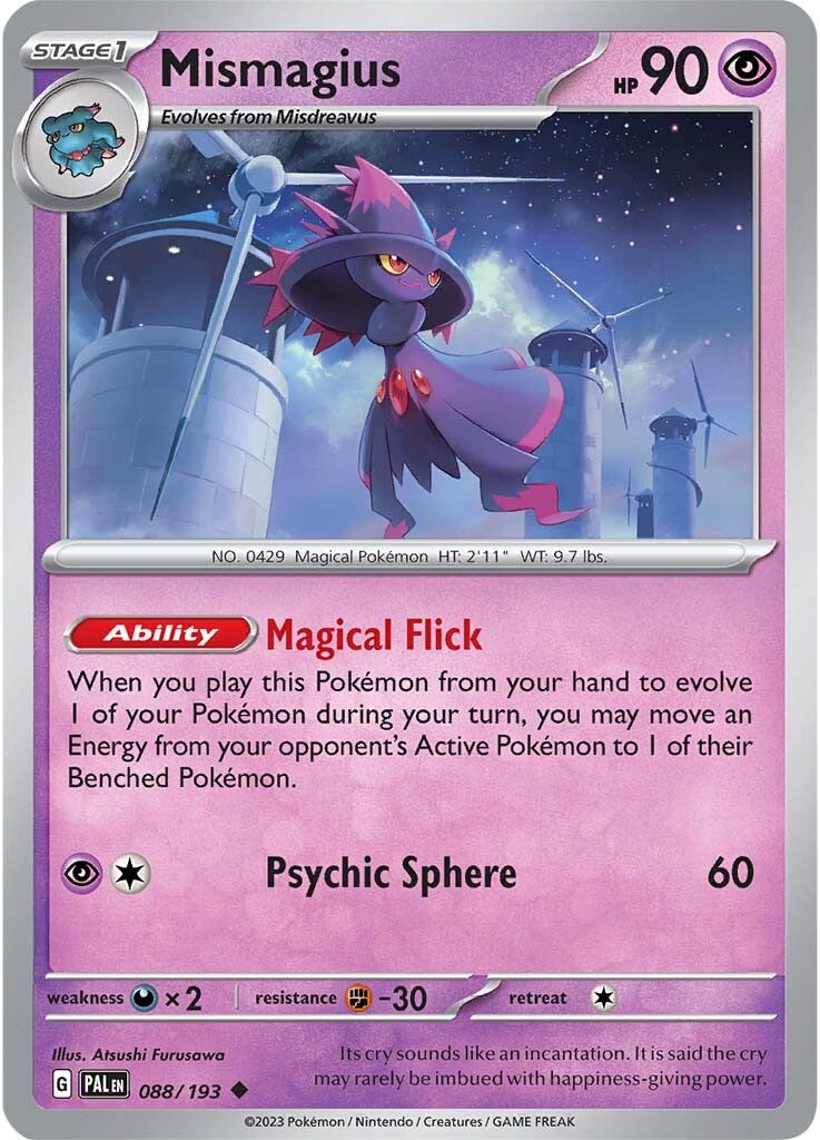 Mismagius (088/193) [Scarlet & Violet: Paldea Evolved] | Mindsight Gaming