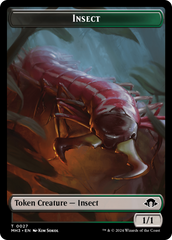 Zombie // Insect (0027) Double-Sided Token [Modern Horizons 3 Tokens] | Mindsight Gaming