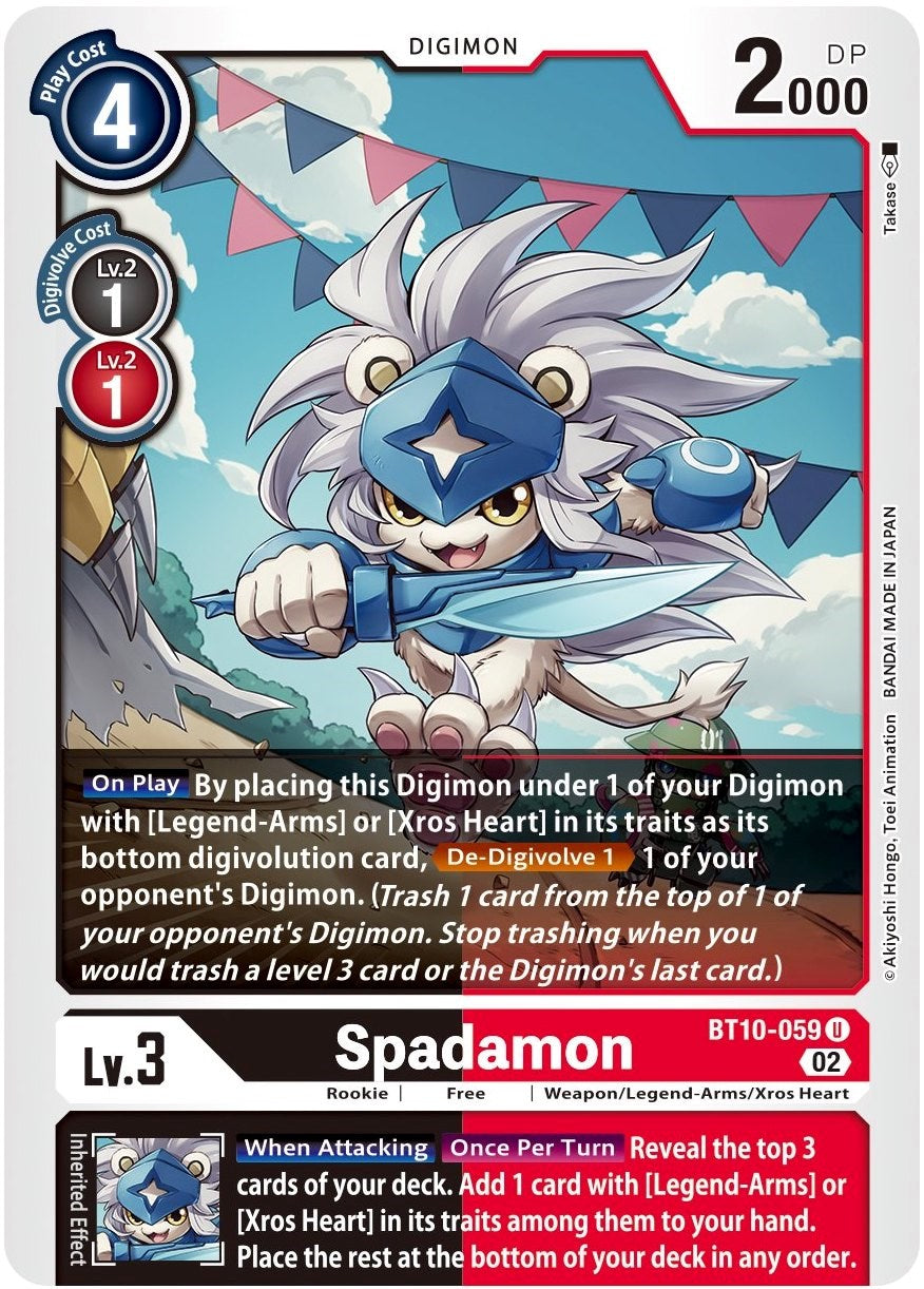 Spadamon [BT10-059] [Xros Encounter] | Mindsight Gaming