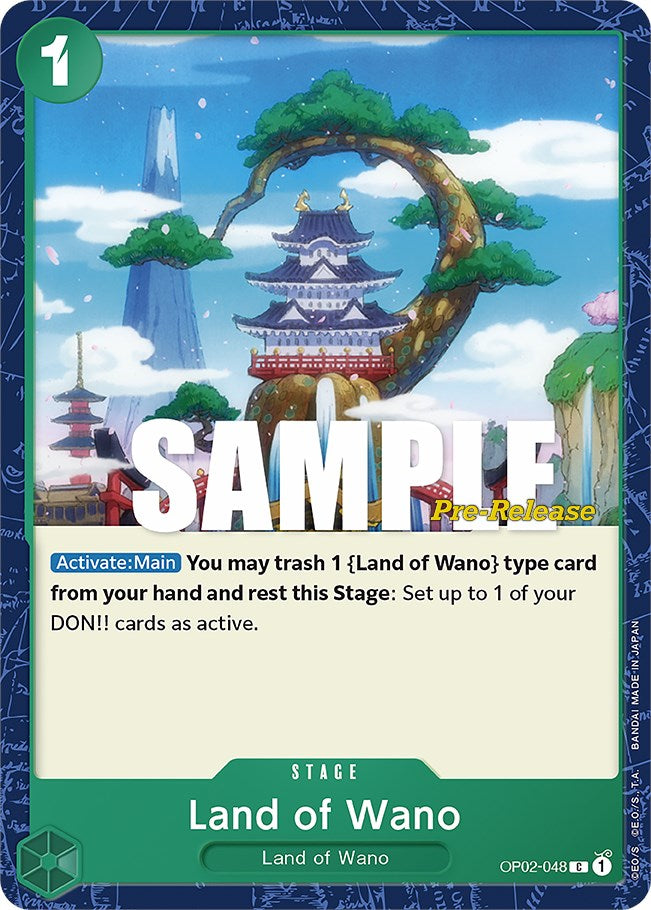 Land of Wano [Paramount War Pre-Release Cards] | Mindsight Gaming