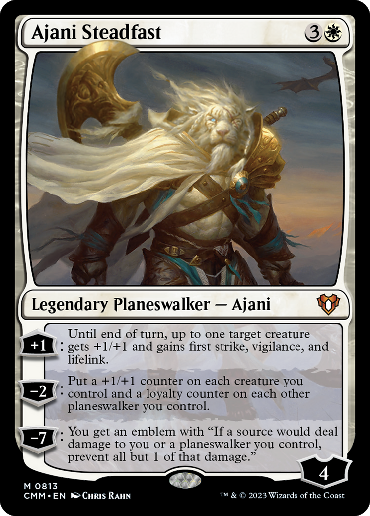 Ajani Steadfast [Commander Masters] | Mindsight Gaming