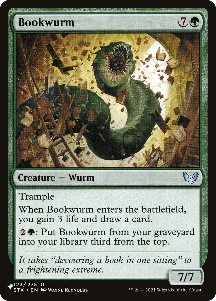 Bookwurm [The List] | Mindsight Gaming