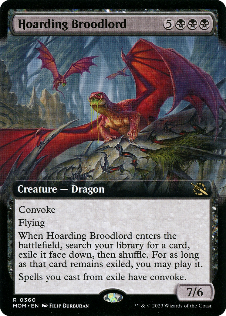 Hoarding Broodlord (Extended Art) [March of the Machine] | Mindsight Gaming