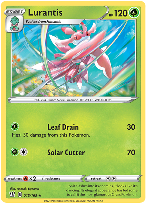 Lurantis (015/163) [Sword & Shield: Battle Styles] | Mindsight Gaming