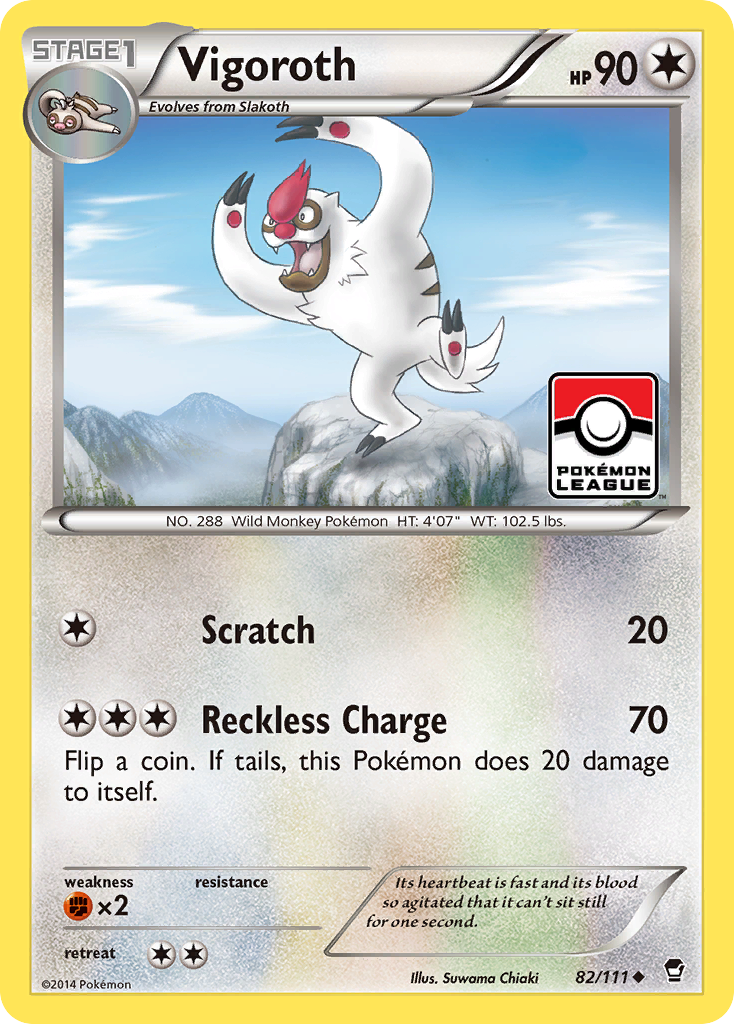 Vigoroth (82/111) [XY: Furious Fists] | Mindsight Gaming