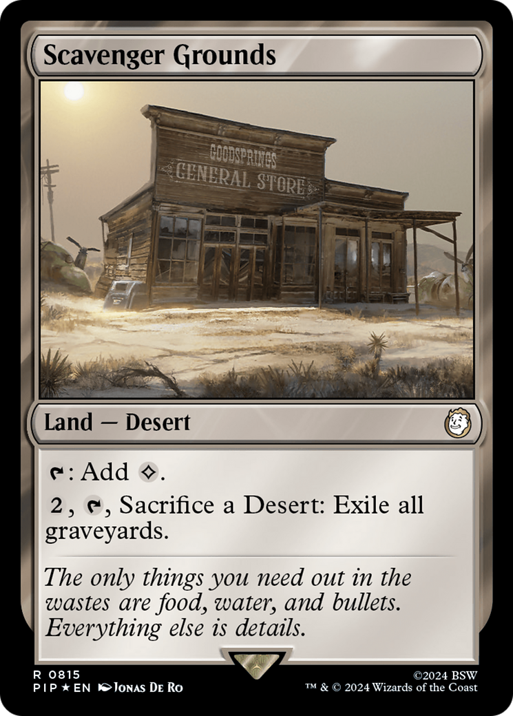 Scavenger Grounds (Surge Foil) [Fallout] | Mindsight Gaming