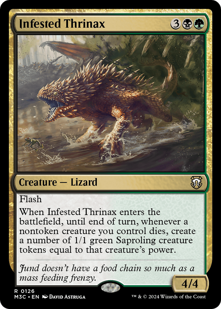 Infested Thrinax [Modern Horizons 3 Commander] | Mindsight Gaming