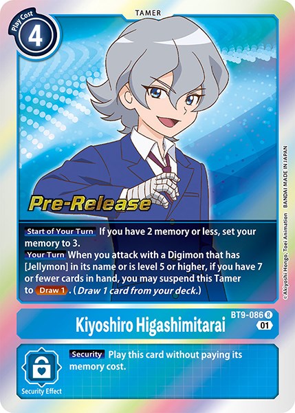 Kiyoshiro Higashimitarai [BT9-086] [X Record Pre-Release Promos] | Mindsight Gaming