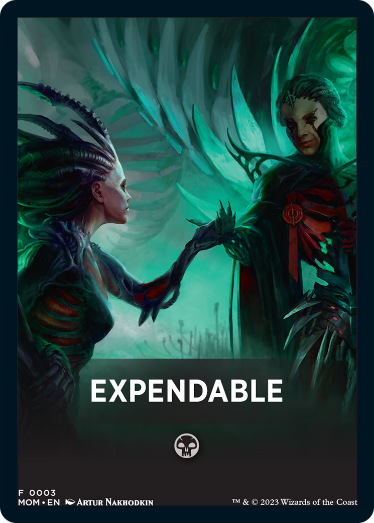 Expendable Theme Card [March of the Machine Tokens] | Mindsight Gaming