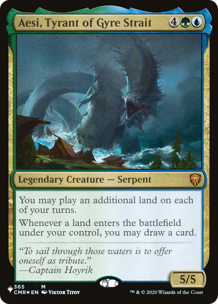 Aesi, Tyrant of Gyre Strait [The List Reprints] | Mindsight Gaming