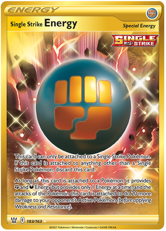 Single Strike Energy (183/163) [Sword & Shield: Battle Styles] | Mindsight Gaming