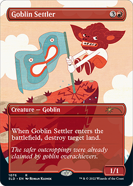 Goblin Settler (Borderless) [Secret Lair Drop Series] | Mindsight Gaming