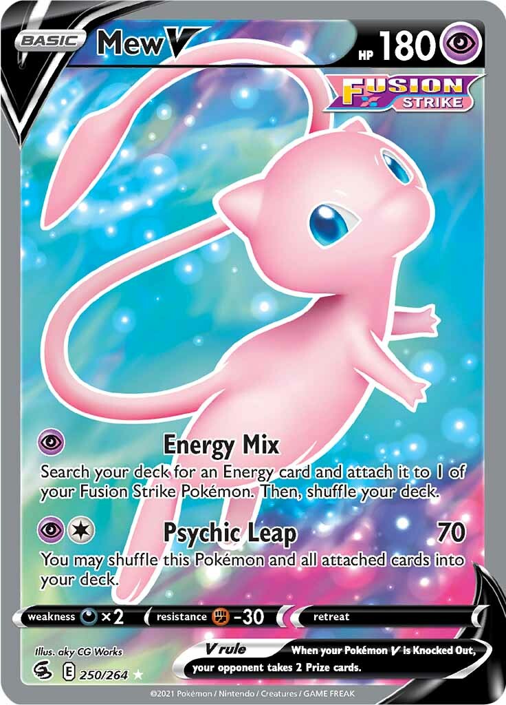 Mew V (250/264) [Sword & Shield: Fusion Strike] | Mindsight Gaming