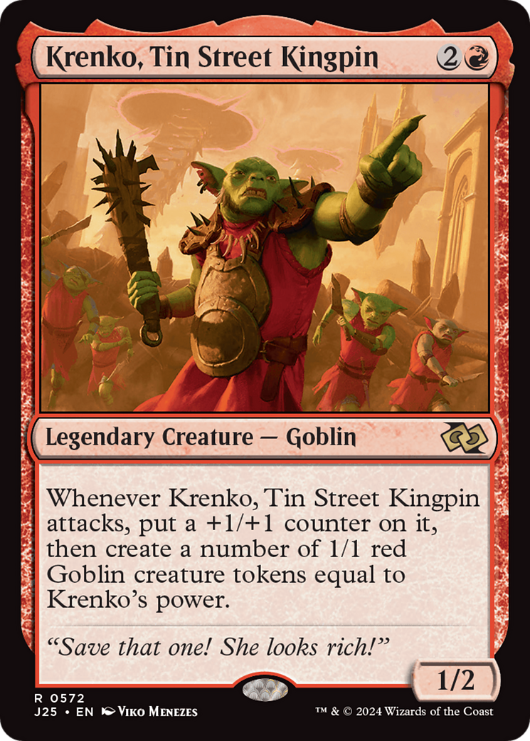 Krenko, Tin Street Kingpin [Foundations Jumpstart] | Mindsight Gaming