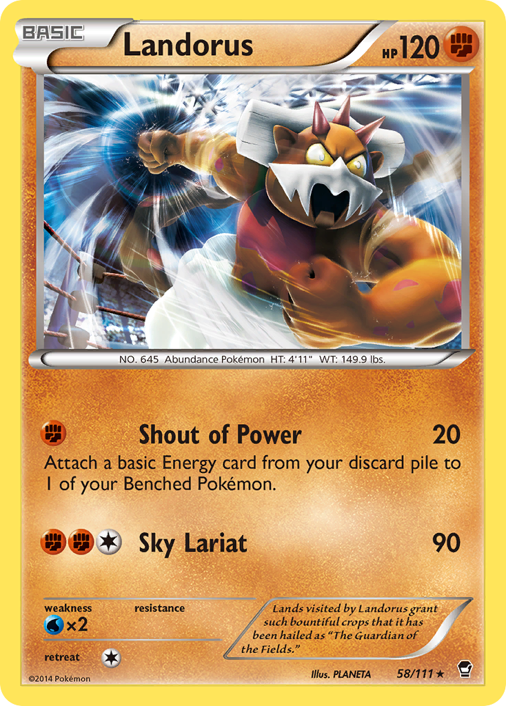 Landorus (58/111) [XY: Furious Fists] | Mindsight Gaming