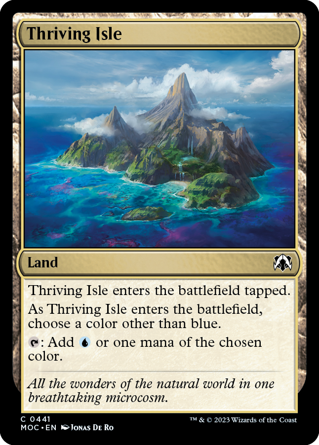 Thriving Isle [March of the Machine Commander] | Mindsight Gaming