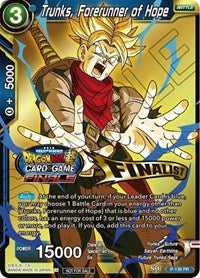 Trunks, Forerunner of Hope (Championship Final 2019) (Finalist) (P-139) [Tournament Promotion Cards] | Mindsight Gaming