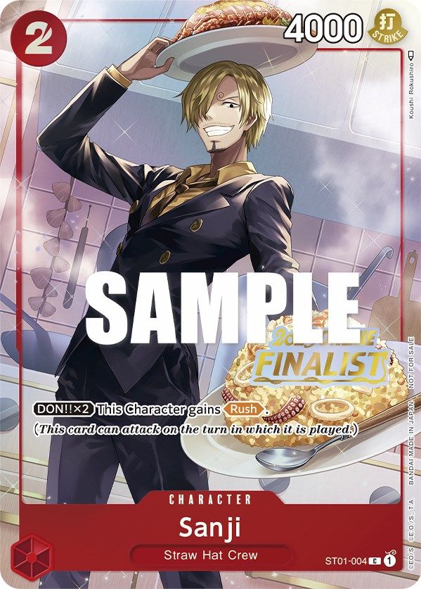 Sanji (Online Regional 2023) [Finalist] [One Piece Promotion Cards] | Mindsight Gaming