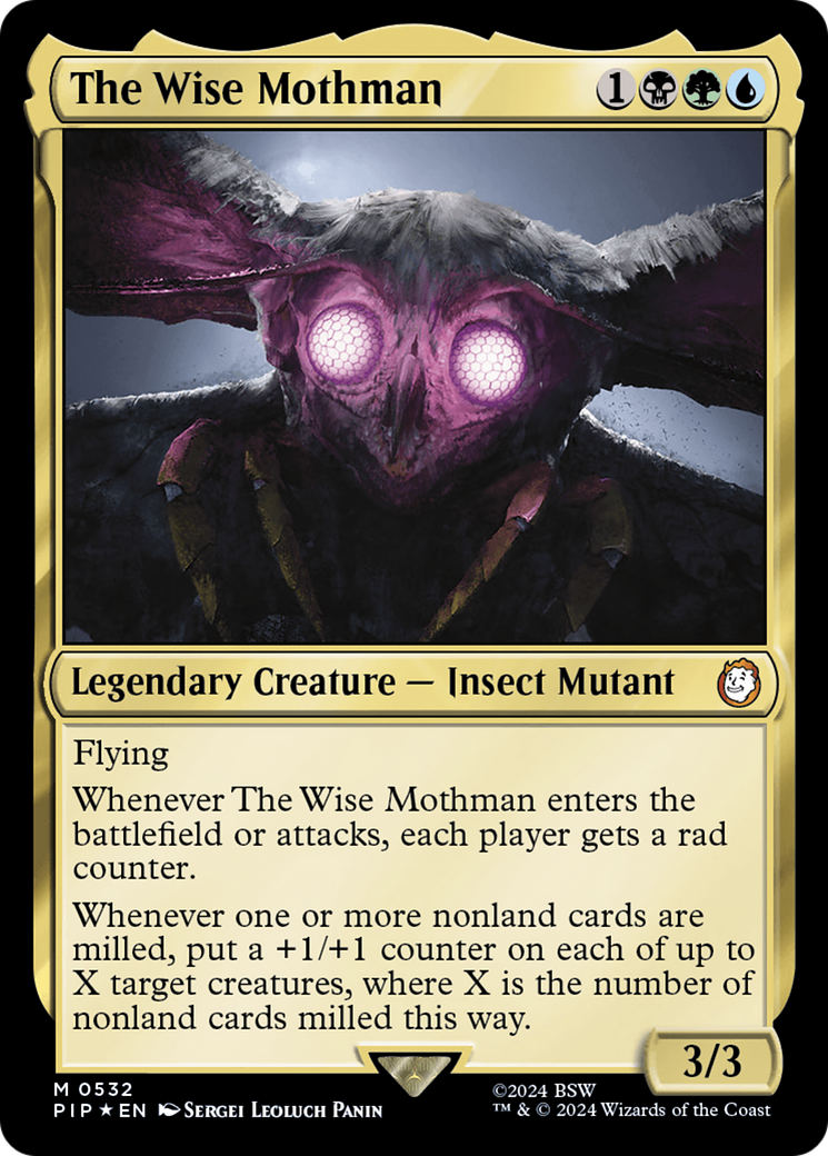 The Wise Mothman (Surge Foil) [Fallout] | Mindsight Gaming