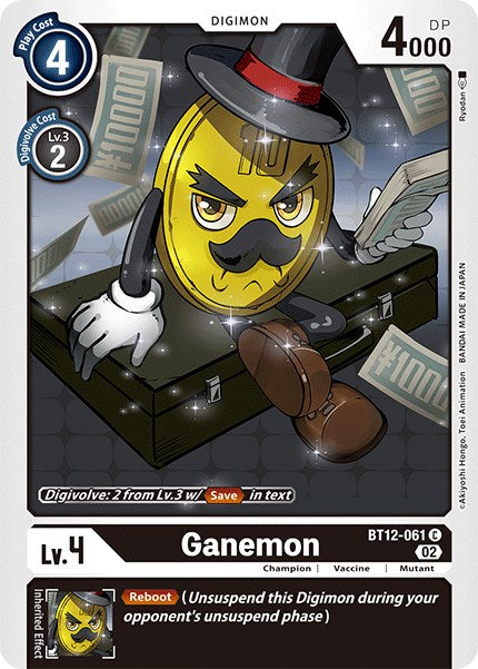 Ganemon [BT12-061] [Across Time] | Mindsight Gaming