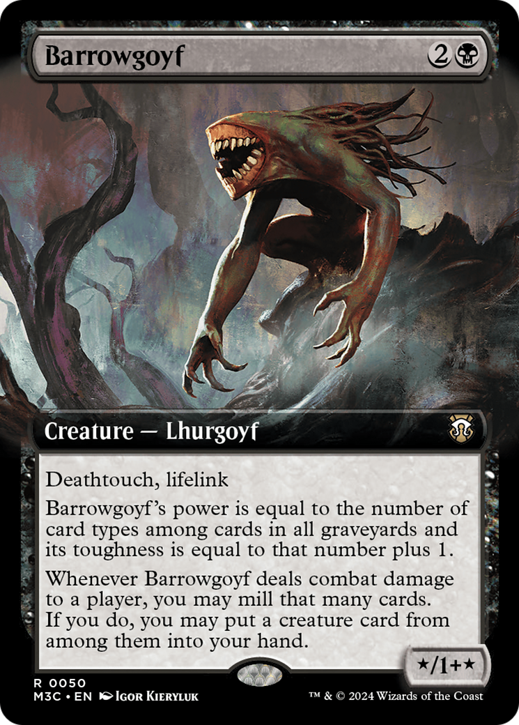 Barrowgoyf (Extended Art) [Modern Horizons 3 Commander] | Mindsight Gaming