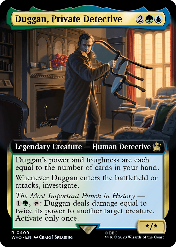 Duggan, Private Detective (Extended Art) [Doctor Who] | Mindsight Gaming