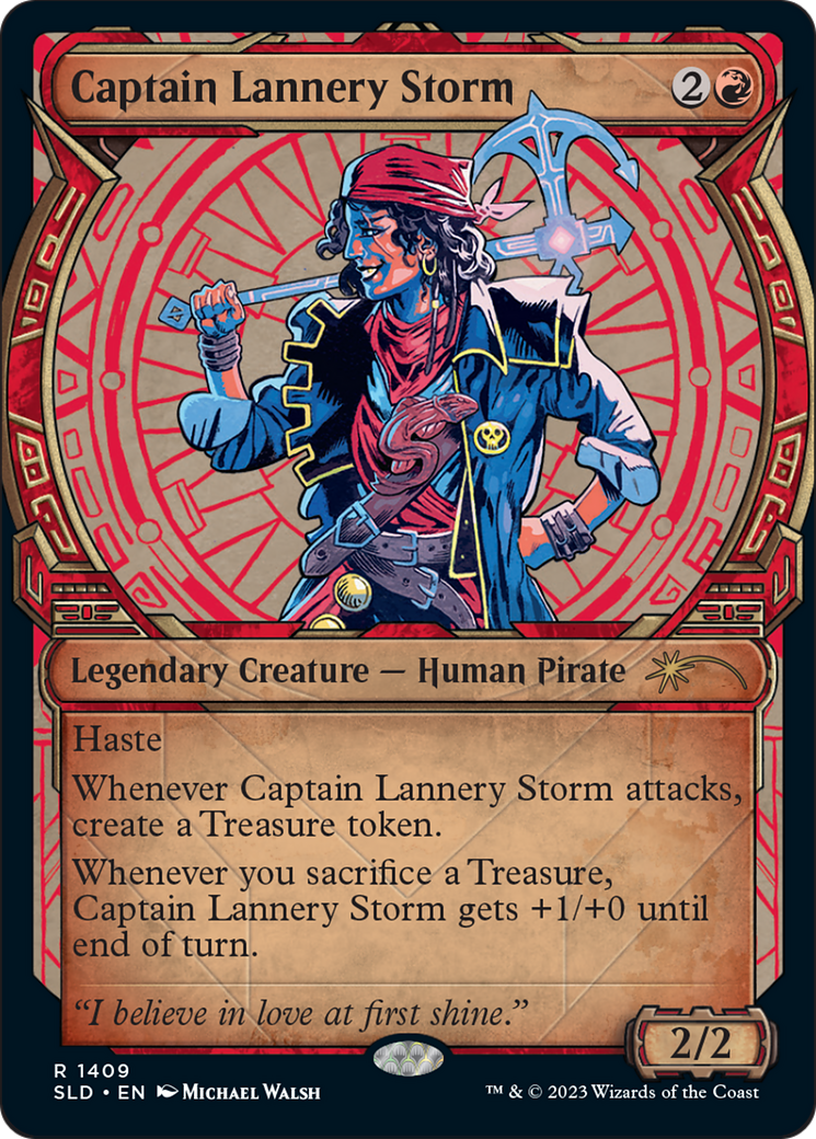 Captain Lannery Storm (Rainbow Foil) [Secret Lair Drop Series] | Mindsight Gaming