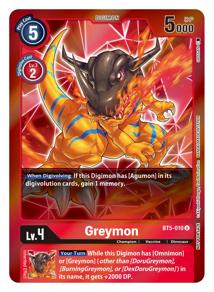 Greymon [BT5-010] (Event Pack 2) [Battle of Omni] | Mindsight Gaming