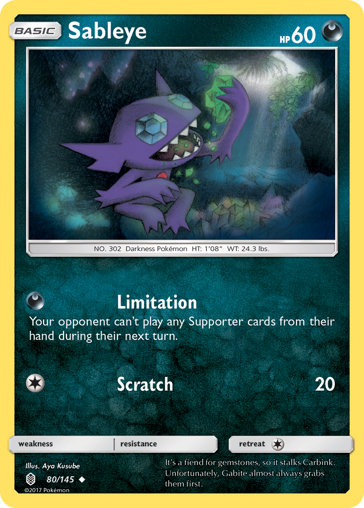 Sableye (80/145) [Sun & Moon: Guardians Rising] | Mindsight Gaming