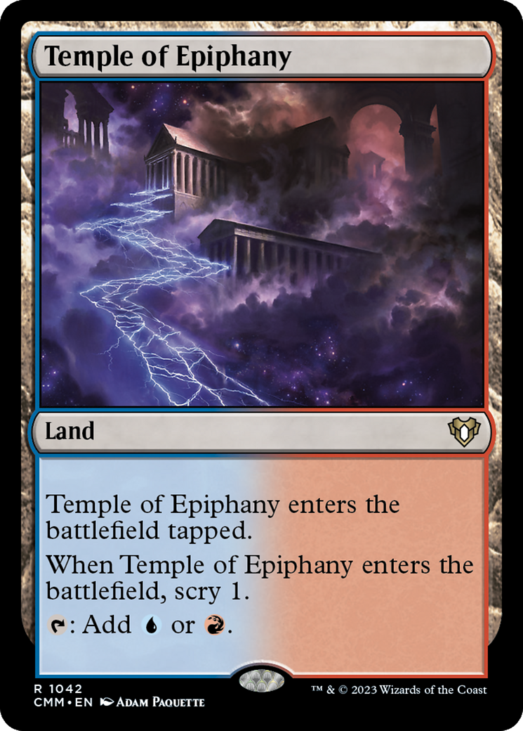 Temple of Epiphany [Commander Masters] | Mindsight Gaming