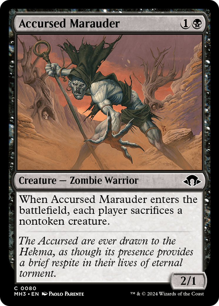 Accursed Marauder [Modern Horizons 3] | Mindsight Gaming