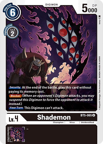 Shademon [BT5-065] [Battle of Omni] | Mindsight Gaming