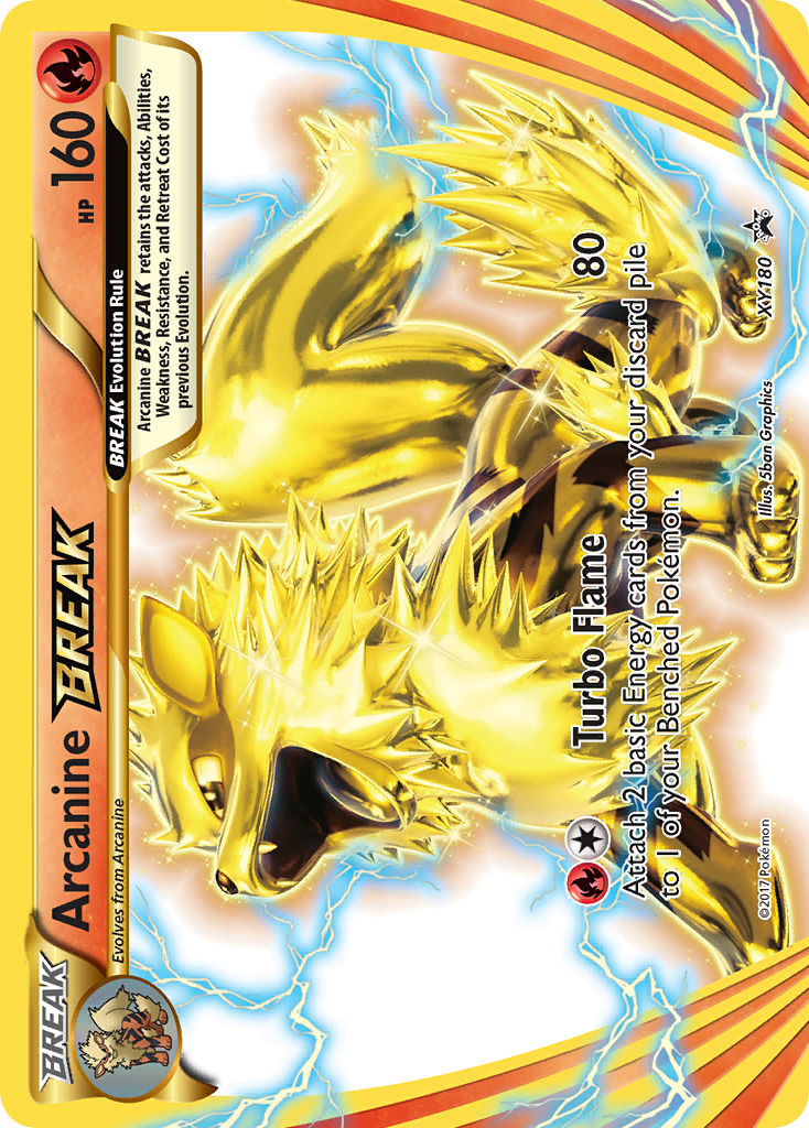 Arcanine BREAK (XY180) [XY: Black Star Promos] | Mindsight Gaming