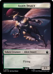 Alien Angel // Alien Insect Double-Sided Token [Doctor Who Tokens] | Mindsight Gaming