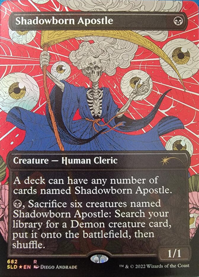 Shadowborn Apostle (Borderless) (682) [Secret Lair Drop Promos] | Mindsight Gaming