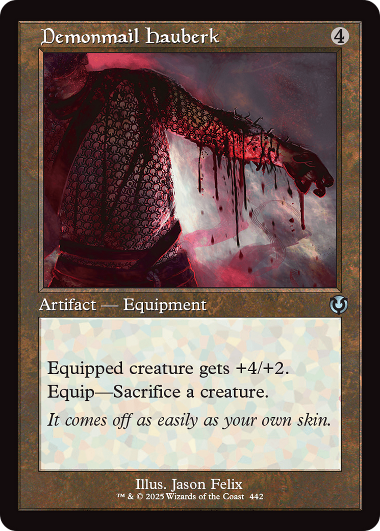 Demonmail Hauberk (Retro Frame) [Innistrad Remastered] | Mindsight Gaming