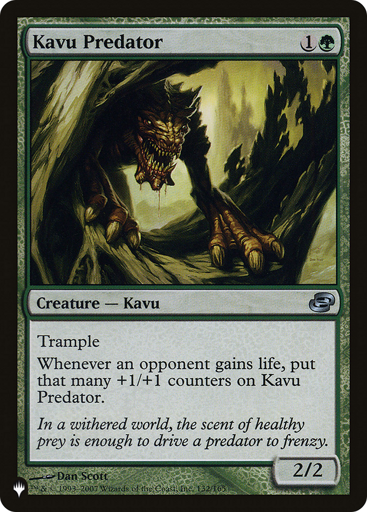 Kavu Predator [The List Reprints] | Mindsight Gaming