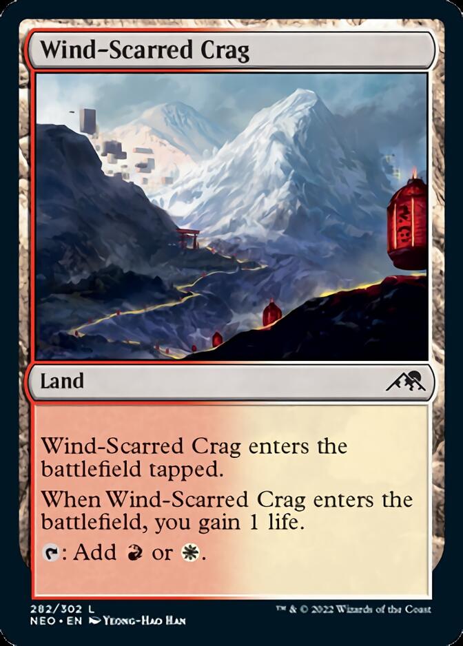 Wind-Scarred Crag [Kamigawa: Neon Dynasty] | Mindsight Gaming