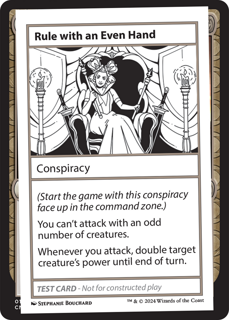 Rule with an Even Hand [Mystery Booster 2 Playtest Cards] | Mindsight Gaming