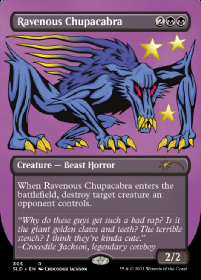 Ravenous Chupacabra (Borderless) [Secret Lair Drop Series] | Mindsight Gaming